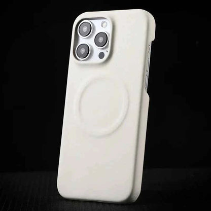 Suede Leather MagSafe Case