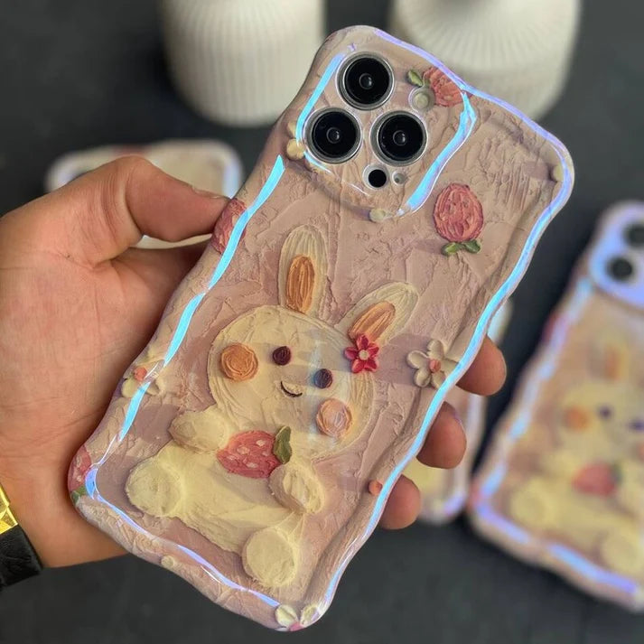 Twisted Frame Rabbit Case - iPhone
