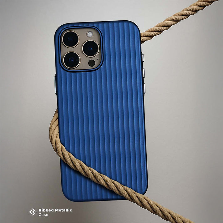 Ribbed Metallic Case - iPhone