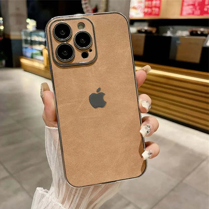 Electroplated Lambskin Protective Case
