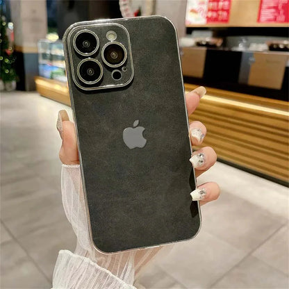 iPhone Series - Electroplated Lambskin Protective Case