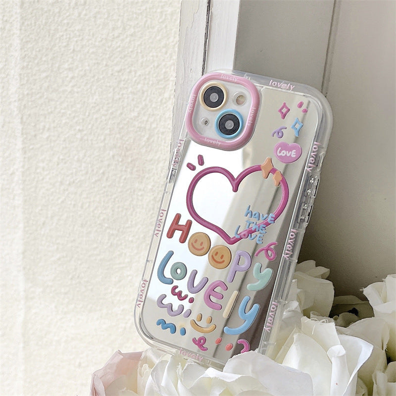 Lovely Heart Mirror Case