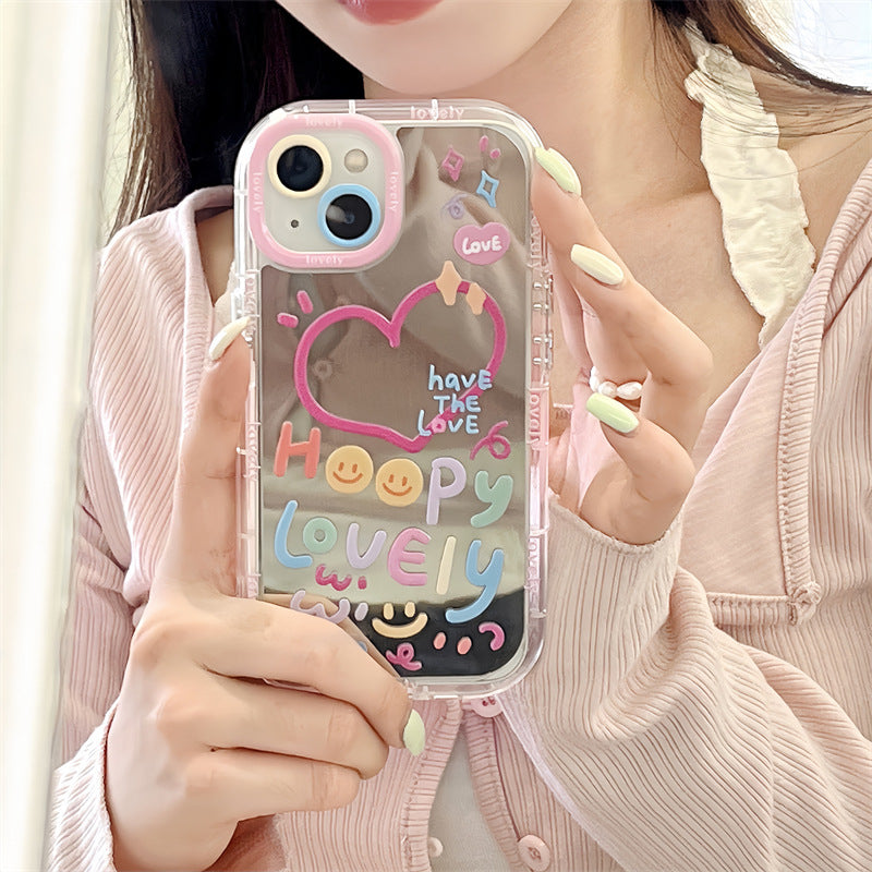 Lovely Heart Mirror Case