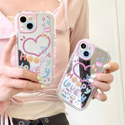 Lovely Heart Mirror Case