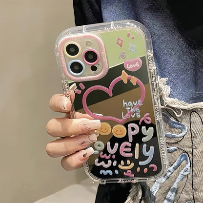 Lovely Heart Mirror Case