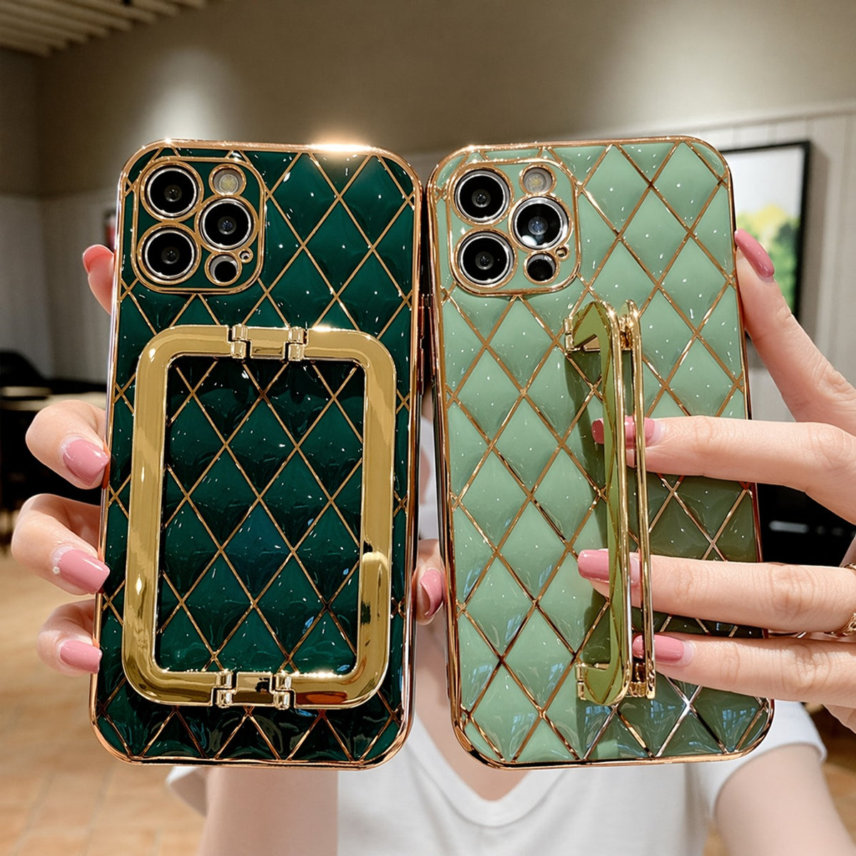 Electroplated Diamond Pattern Case