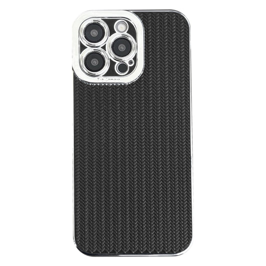iPhone Series - Textured Weave Luxe Case - Black