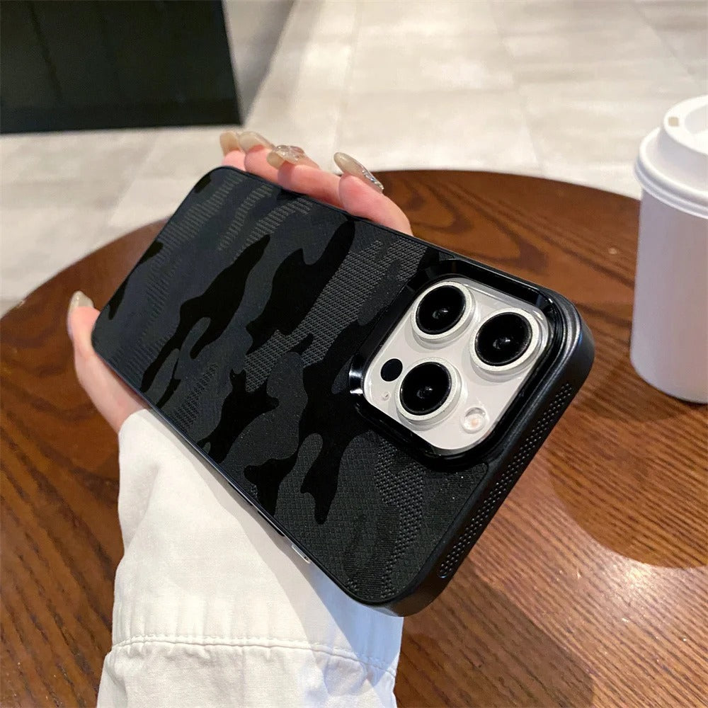 iPhone Series - Luxury Camo Grip Case