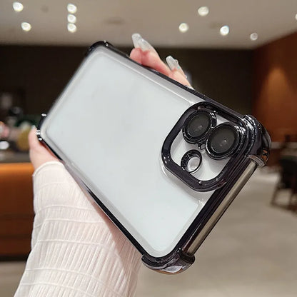 iPhone 16 Crystal Edge Transparent Bumper Case