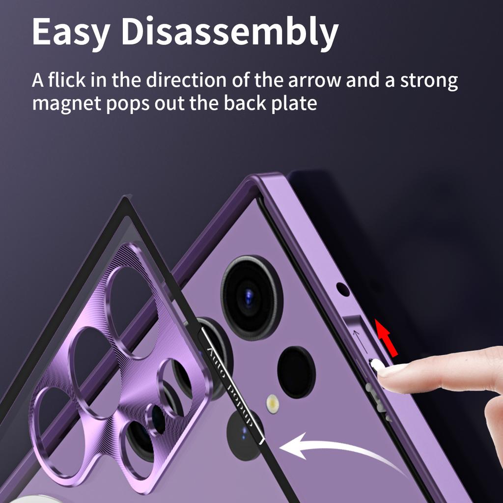 Galaxy S Series - Aluminium Frame Magnetic Case