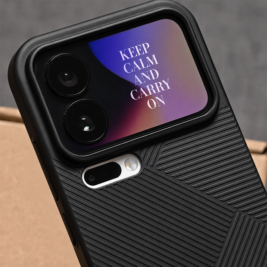 Frosting Matte Stripe Pattern Case - Xiaomi