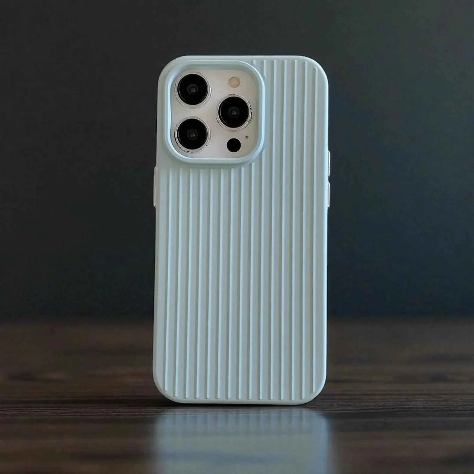 Macaron Ribbed iPhone Case