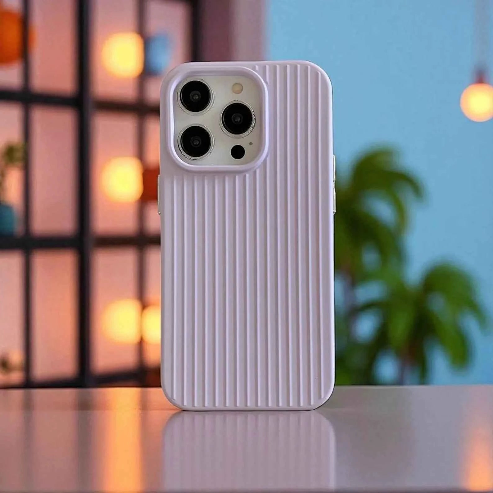 Macaron Ribbed iPhone Case