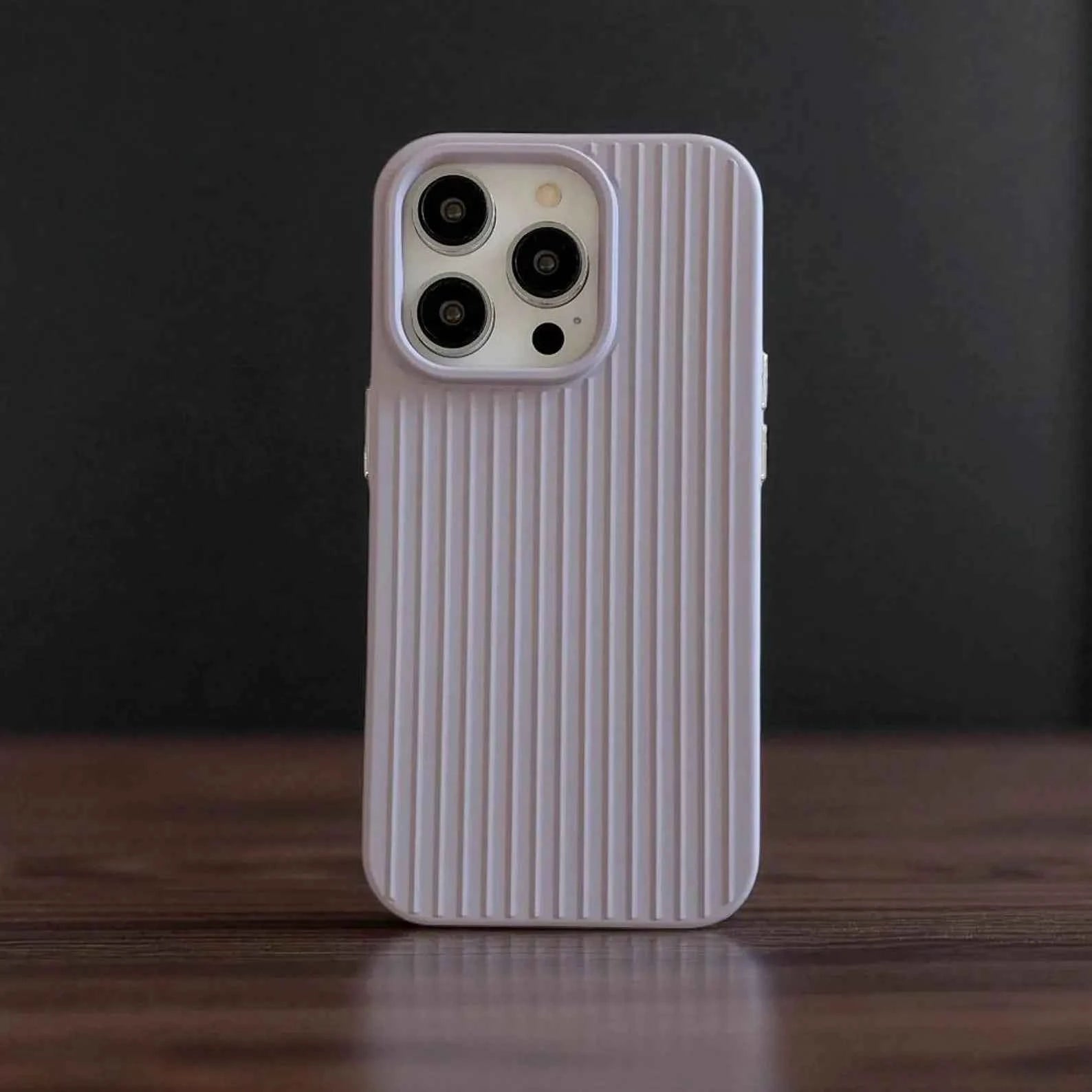 Macaron Ribbed iPhone Case