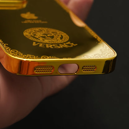 iPhone 16 Series - Luxe Camera Protective Gold Plated Case