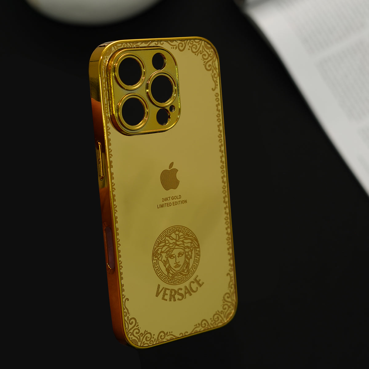 iPhone 16 Series - Luxe Camera Protective Gold Plated Case