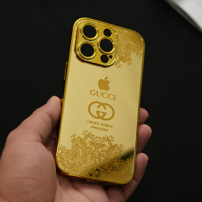 iPhone 16 Series - Luxe Camera Protective Gold Plated Case