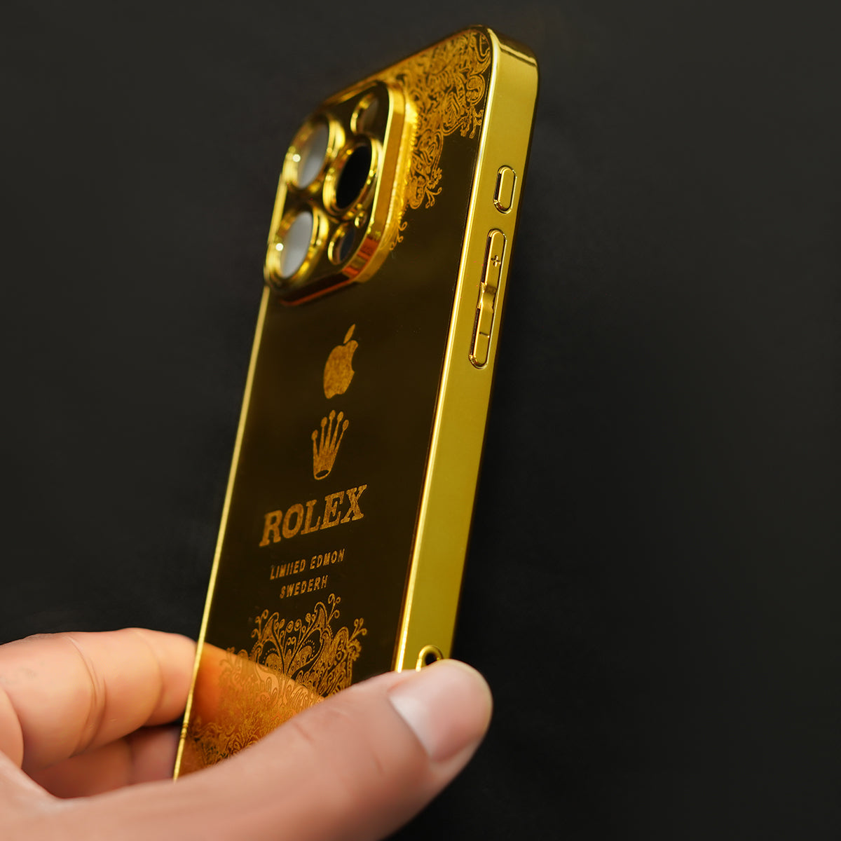 iPhone 16 Series - Luxe Camera Protective Gold Plated Case