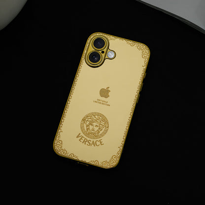 iPhone 16 Series - Luxe Camera Protective Gold Plated Case