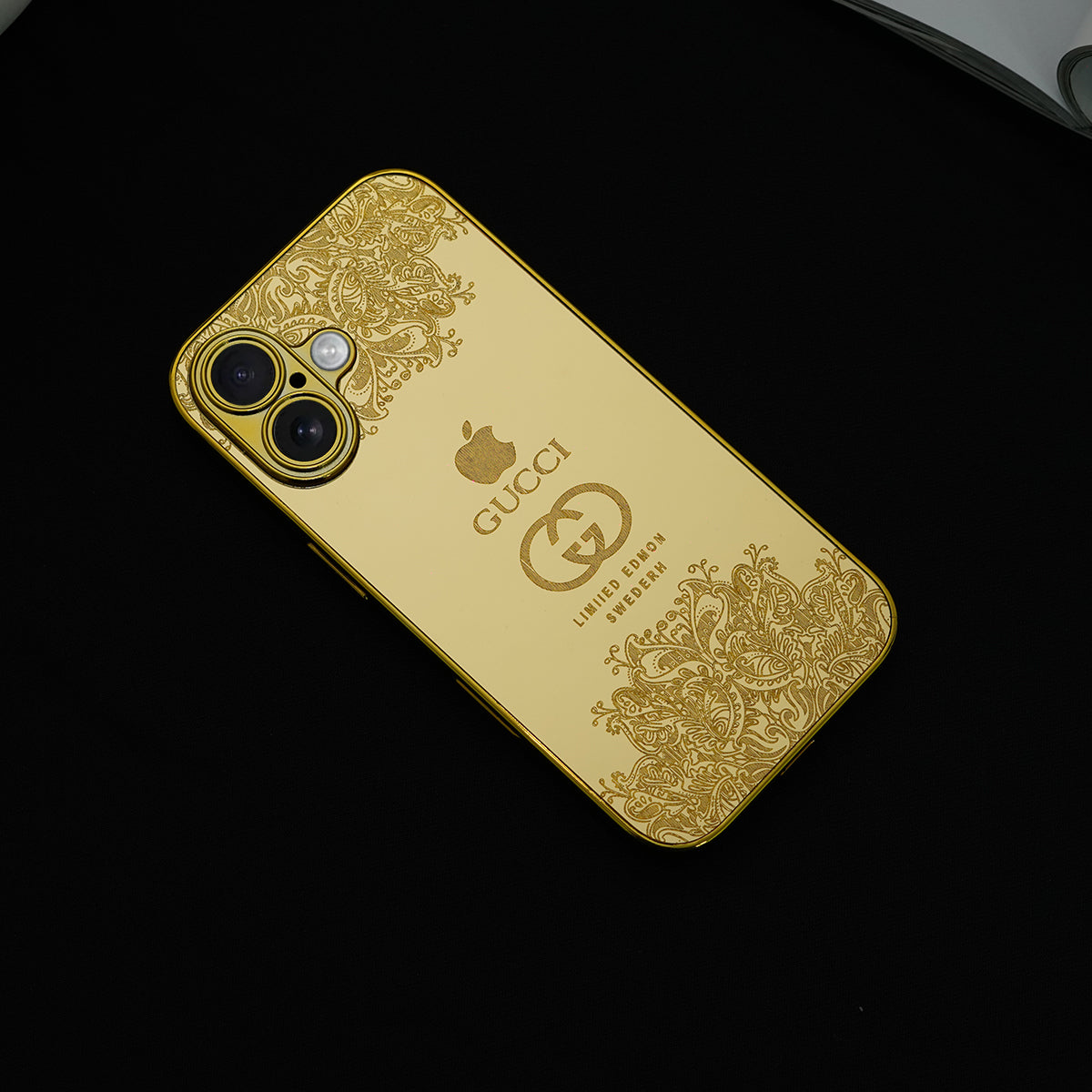 iPhone 16 Series - Luxe Camera Protective Gold Plated Case