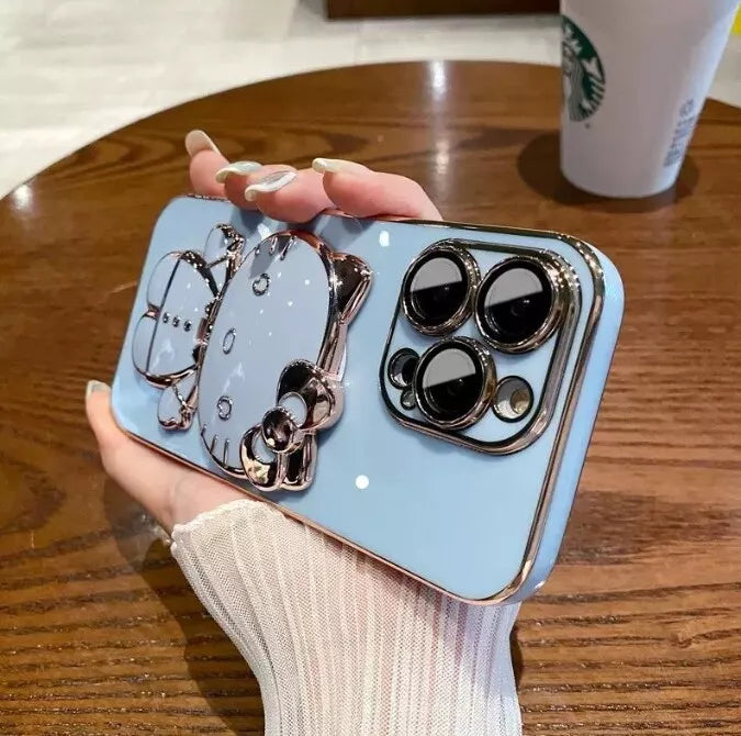 Mirror Kitty Stand Case
