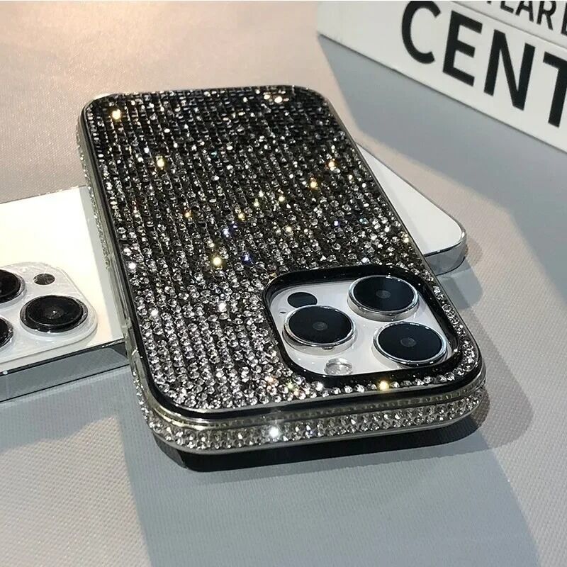 Luxury Diamond Glitter Case - Black