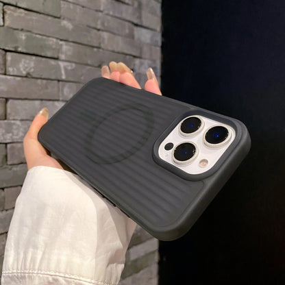 iPhone Series - Corrugated Pattern Magsafe Case