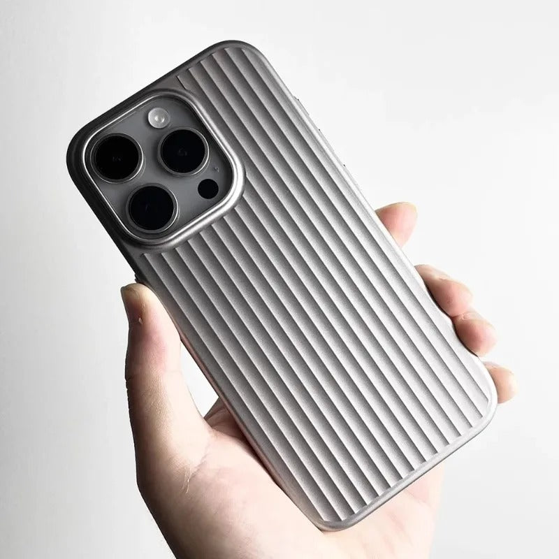 Ribbed Metallic Case