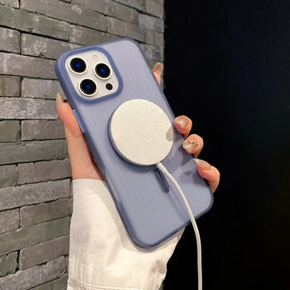 iPhone Series - Corrugated Pattern Magsafe Case