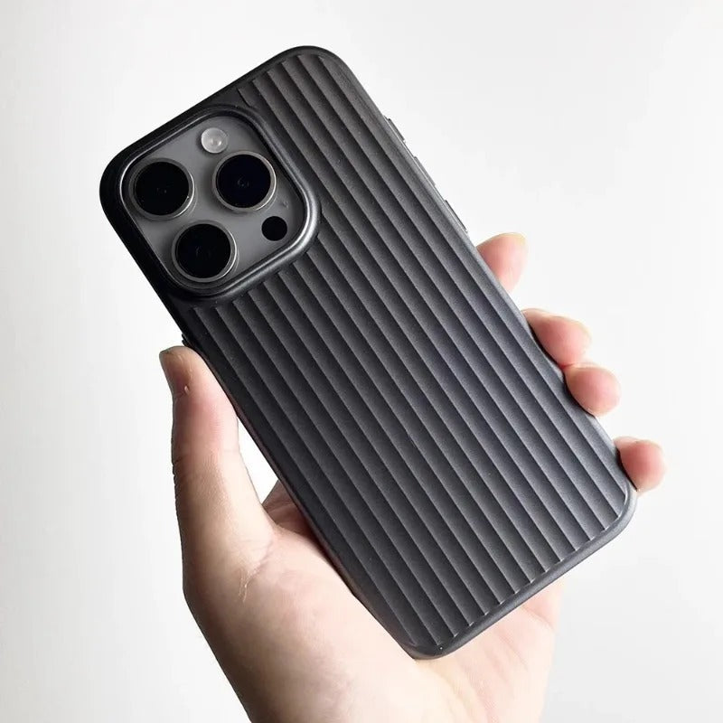 Ribbed Metallic Case