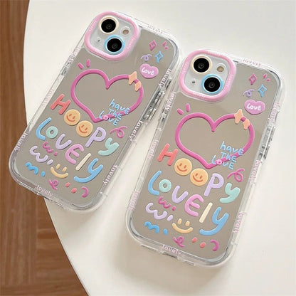 Lovely Heart Mirror Case
