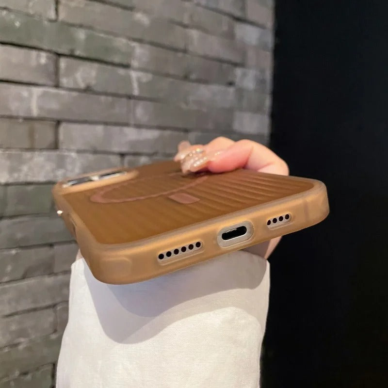 iPhone Series - Corrugated Pattern Magsafe Case