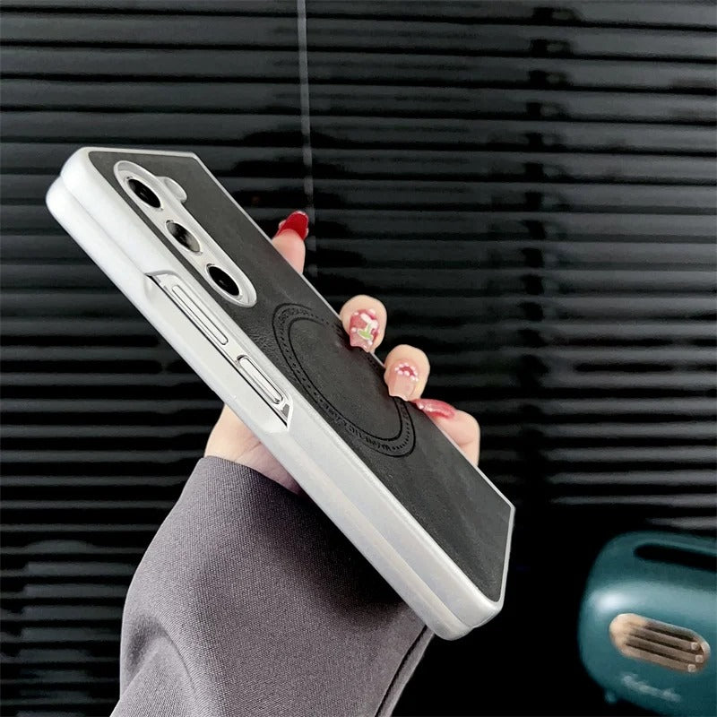 Retro Leather Case - Galaxy Z Fold Series