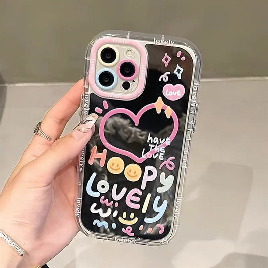 Lovely Heart Mirror Case