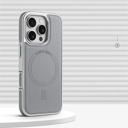 iPhone Series - LuxeFrame Leather Magnetic Case