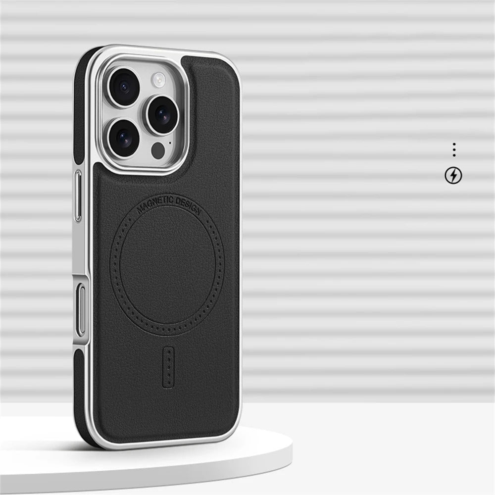 iPhone Series - LuxeFrame Leather Magnetic Case