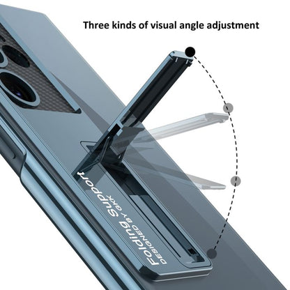 Galaxy S Series - Anti-Yellowing Transparent Kickstand Protective Case