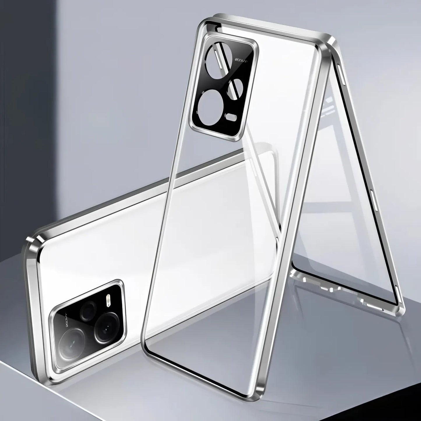 Redmi Note 12 Pro Double Sided Magnetic Metal Frame Case