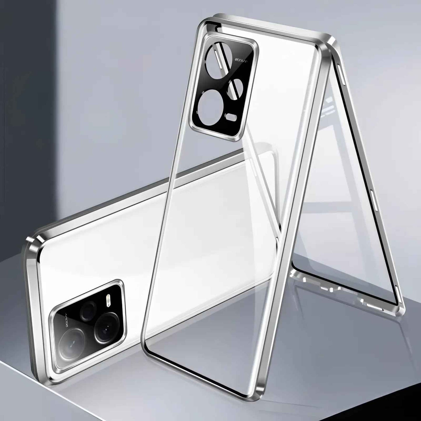Redmi Note 12 Pro Double Sided Magnetic Metal Frame Case