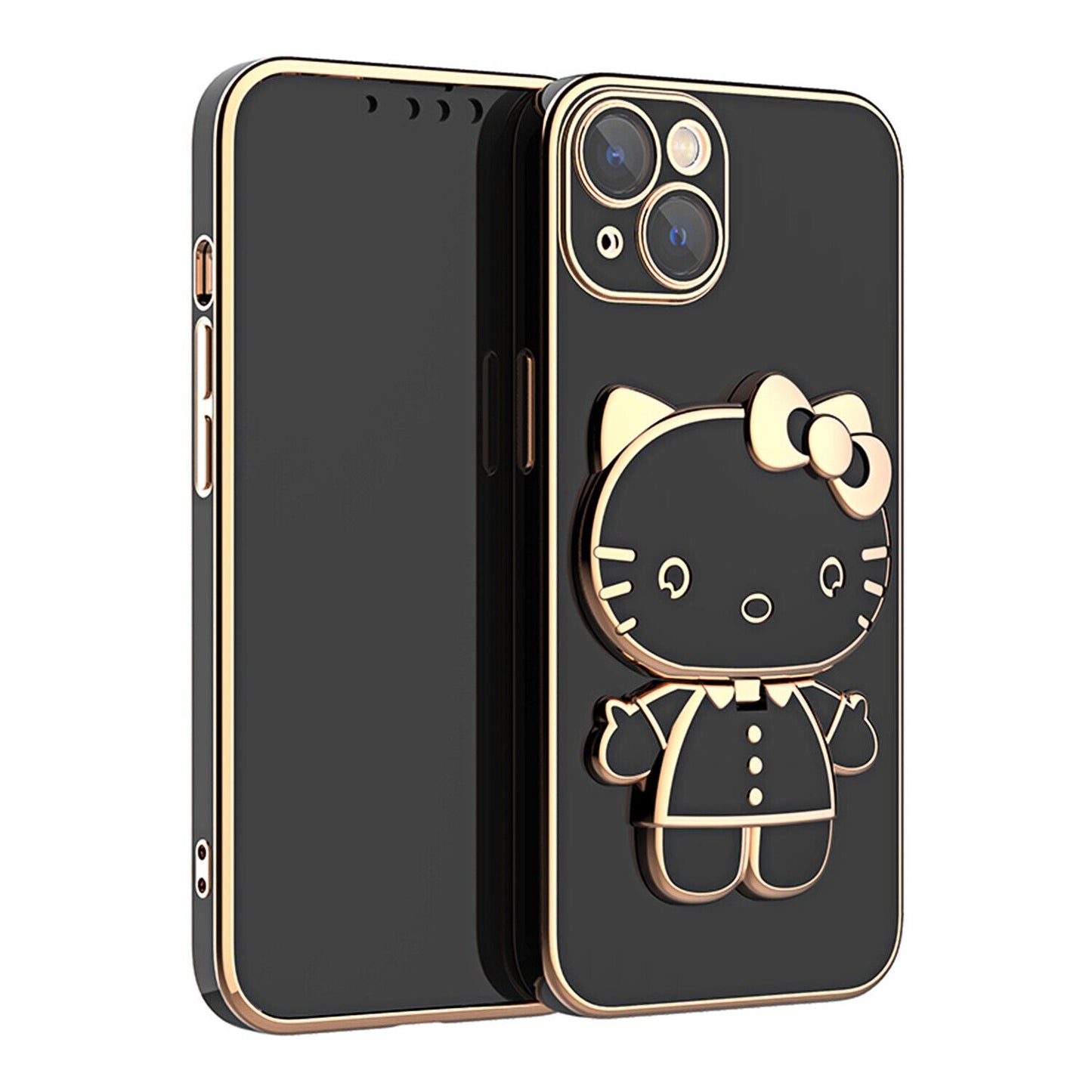 iPhone 14 Series - Mirror Kitty Socket Case