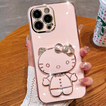 Mirror Kitty Stand Case