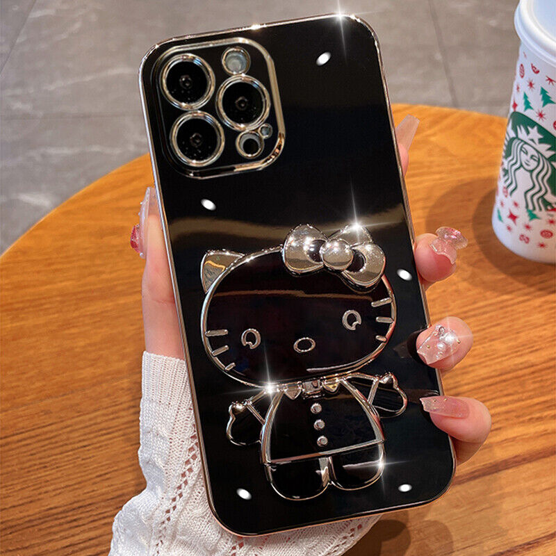 Mirror Kitty Stand Case