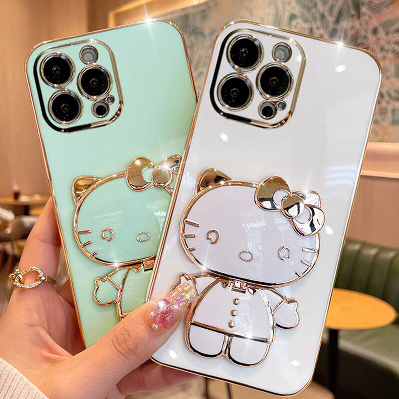 Mirror Kitty Stand Case