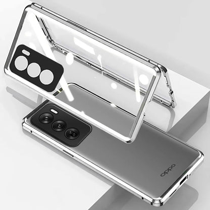 Oppo - Double Sided Magnetic Metal Frame Case