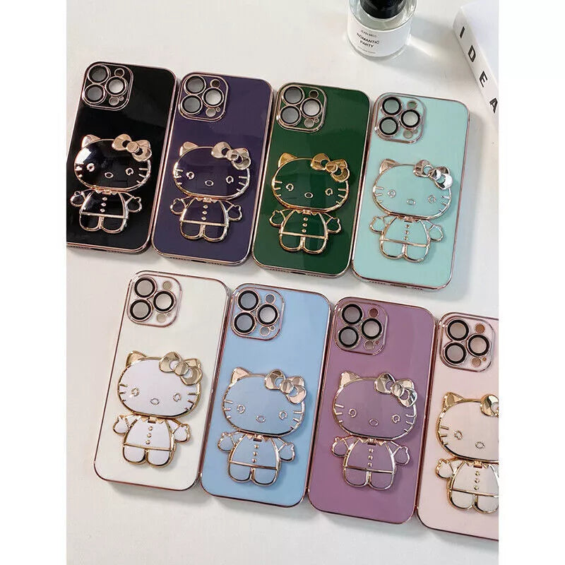 Mirror Kitty Stand Case