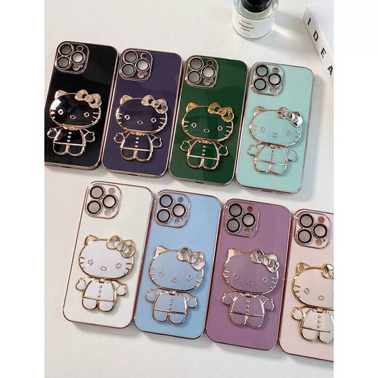 Mirror Kitty Stand Case